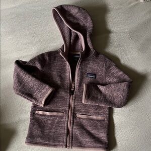 Patagonia Toddler Girl 3T Hooded Fleece Jacket - Like New